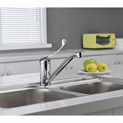 Evekare WELS 4 Star 7.5L/min Chrome Extended Lever Sink Mixer