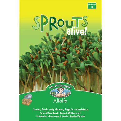 Mr Fothergills Sprouts Alive Alfalfa Seeds