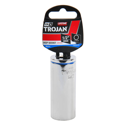 Trojan 24mm Deep Socket 1/2" Drive