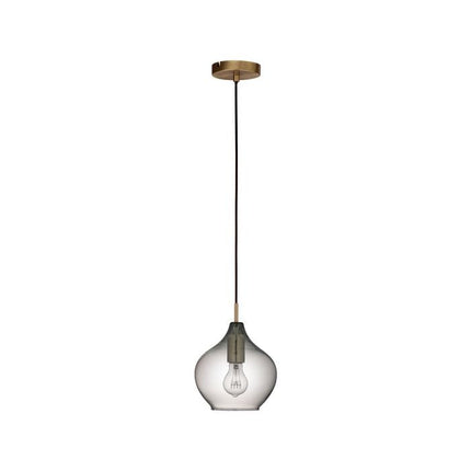 Verve Design Smokey Glass Cosmo Pendant Light Small