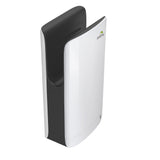 Dolphy Compact White Jet Hand Dryer with HEPA Filter – 92m/s Airflow, 7 Second Dry Time, 750W-1750W Adjustable, Quiet 70dB for Commercial Washrooms
