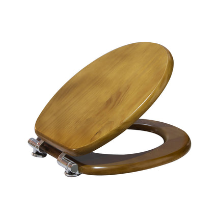 Mondella Honey Oak Timber Toilet Seat