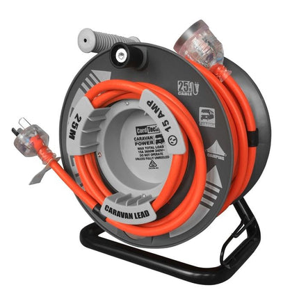 CordTech 25m Caravan Reel