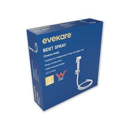 Evekare 1.2m Chrome Bidet Spray