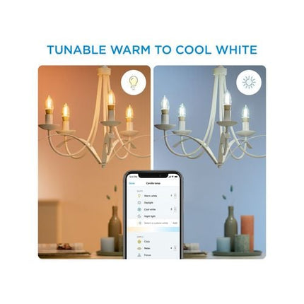 WIZ P45 E14 LED 470Lm Tuneable White 4.9W Smart Filament Candle