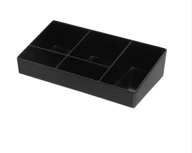 Black 5 compartment sachet holder