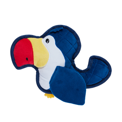 Happy Tails Tough Jungle Toucan Toy