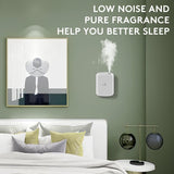 Dolphy Essential Oil Diffuser Dispenser with Bluetooth Control – 400 mL Capacity, Low-Noise Automatic Scent Machine with Light Sensor for Large Commercial Spaces – White