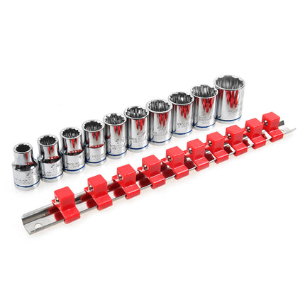 Trojan 10 Piece Deep Socket Rail Set 1/2"