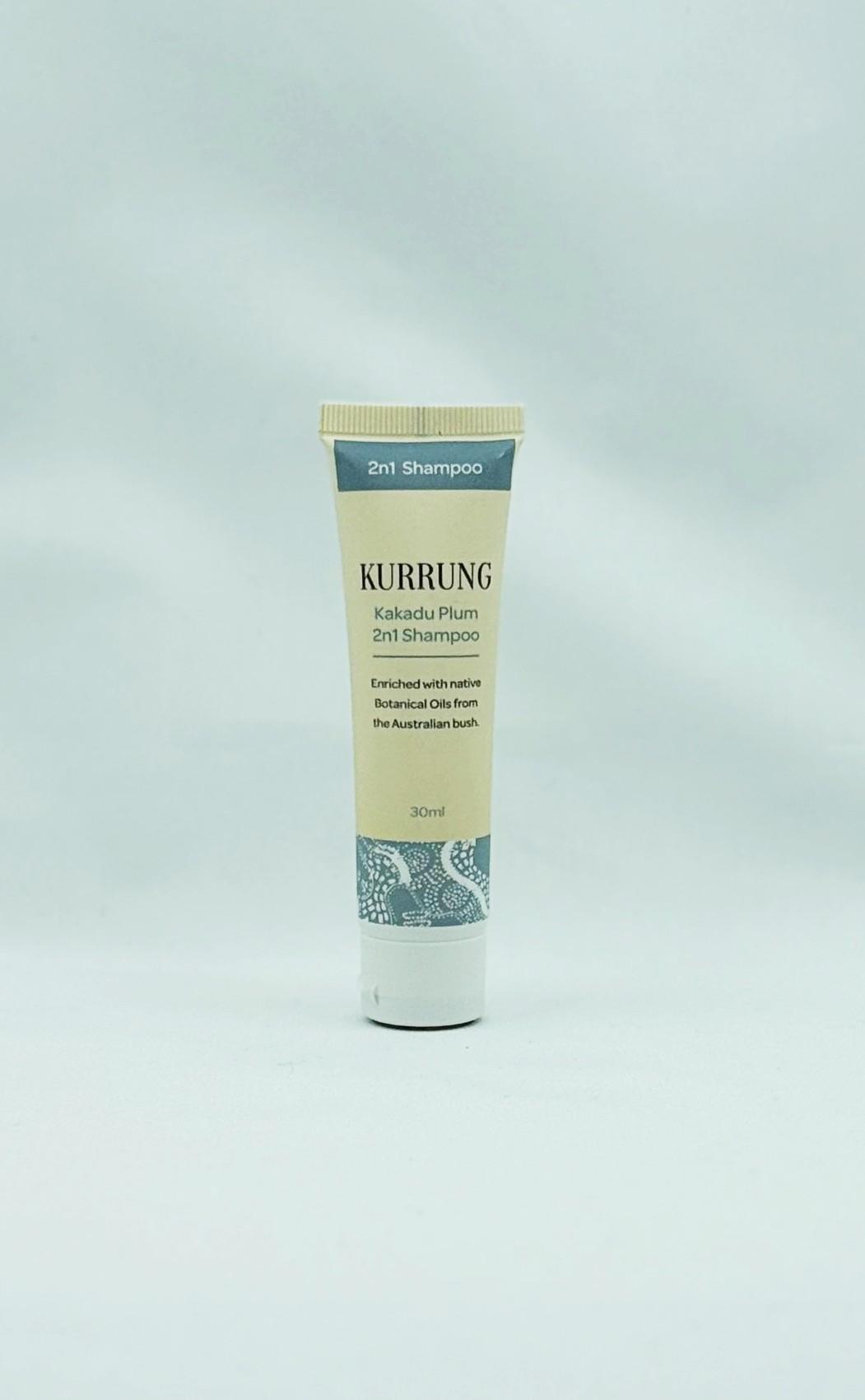 Kurrung Kakadu Plum 30ml 2-in-1 conditioning shampoo tube