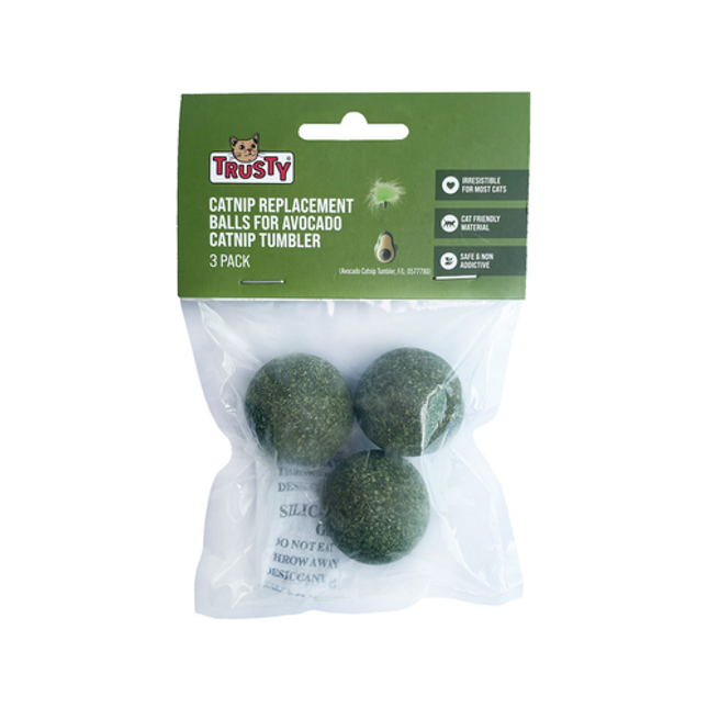 Trusty Dia 30mm Catnip Ball - Pack of 3