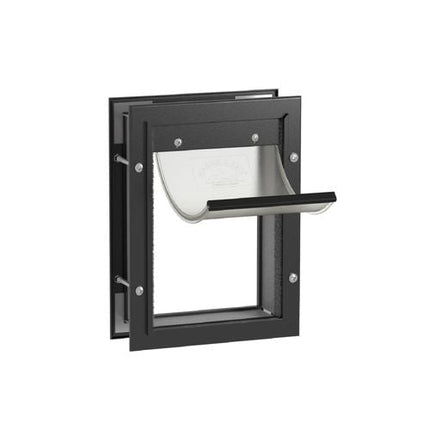 Hakuna Pets Small Black Deluxe Aluminium Pet Door