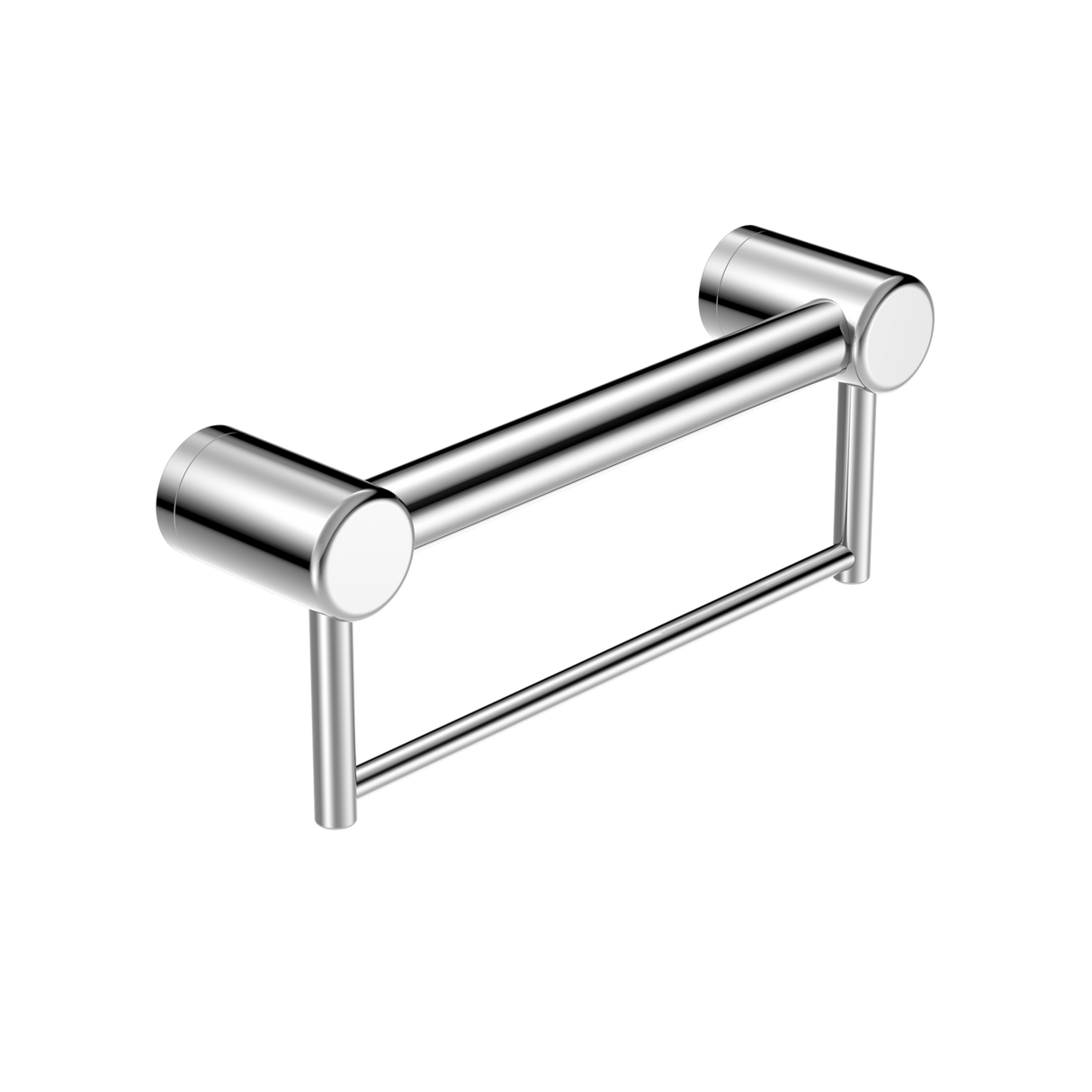 Nero Mecca Care 32mm Grab Rail With Towel Holder 300mm Chrome