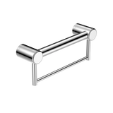 Nero Mecca Care 32mm Grab Rail With Towel Holder 300mm Chrome