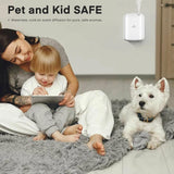 Dolphy Essential Oil Diffuser Dispenser with Bluetooth Control – 400 mL Capacity, Low-Noise Automatic Scent Machine with Light Sensor for Large Commercial Spaces – White