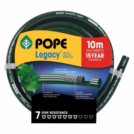 Pope 12mm x 10m Legacy Unfitted Garden Hose