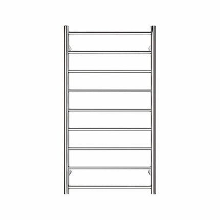 Forme Dakota 9 Bar Round Narrow Profile Heated Towel Rail