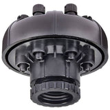 Pope 4mm Black 6 Port Manifold