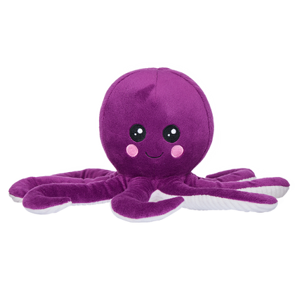 Happy Tails Purple Plush Octopus Toy