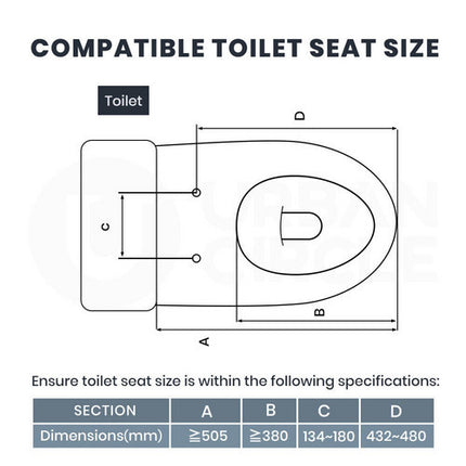 Simplus Non Electric Toilet Seat Bidet With Cover Bathroom Spray Water Wash