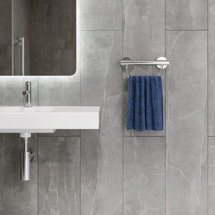 Evekare 300mm Towel Rail With Grab Rail