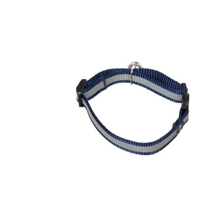 Happy Tails Reflective Blue Cat Collar