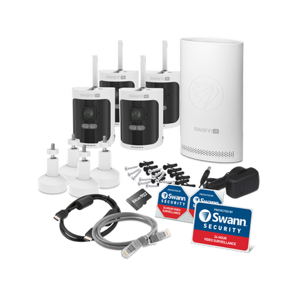 Swann AllSecure 4K Wireless Security Kit 4 Pack