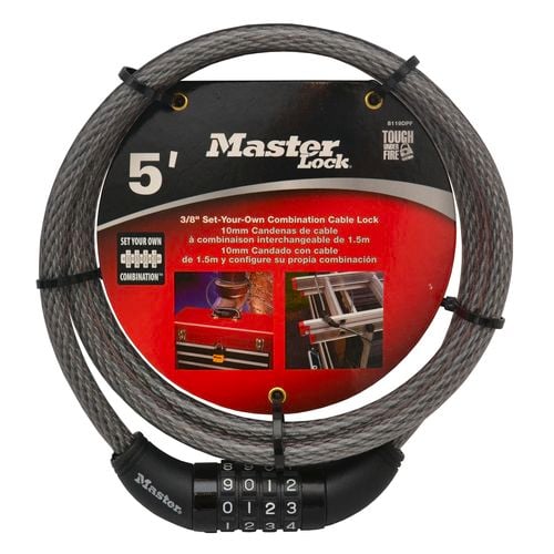 Master Lock 10mm x 1.5m Combination Security Cable