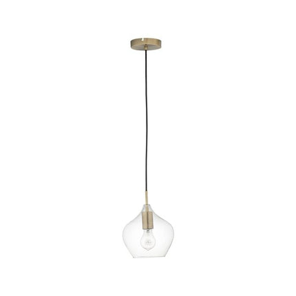 Verve Design Clear Glass Cosmo Pendant Light Small