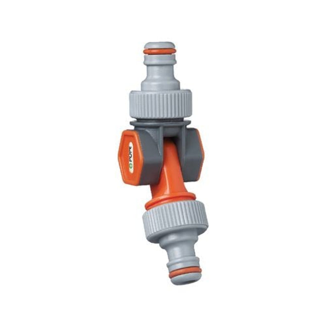 Pope 12mm Swivel 2 Way Hose Coupler