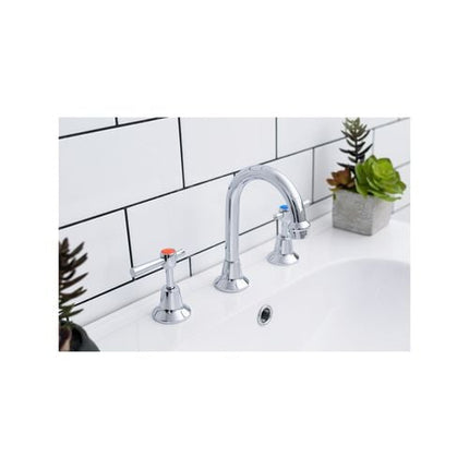 Evekare Chrome Lever Handle Basin Set WELS 4 Star 7.5L/min