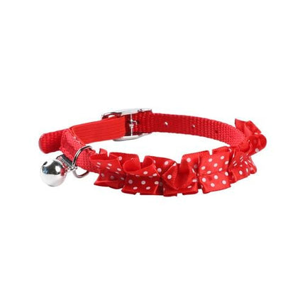 Purina Total Care Red Ruffles Fashion Cat Collar