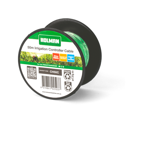 Holman 50m Assorted Colours Irrigation Wire Cable