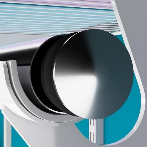 Flexi Storage Home Solutions Stainless Steel Hanging Rod End Cover - 4 Pack