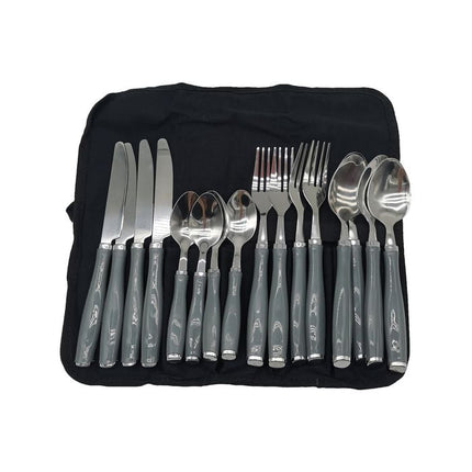 All Set 16 Piece Cutlery Pouch