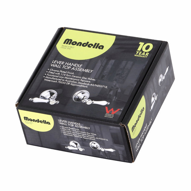 Mondella Maestro Chrome Plated Lever Handle Wall Top Assembly