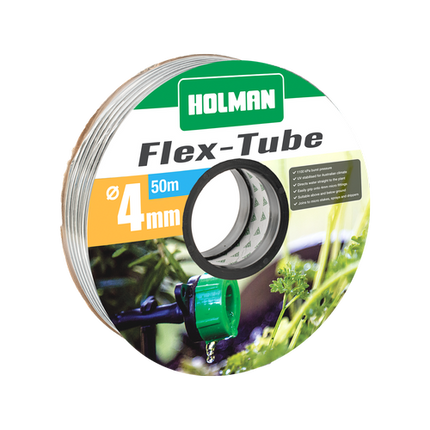 Holman 4mm x 50m Irrigation Drip Tube Flex Spool