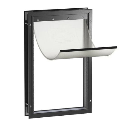 Hakuna Pets Extra Large Black Deluxe Aluminium Pet Door