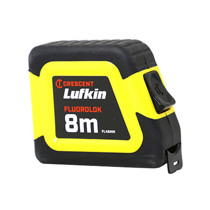 Crescent Lufkin 8m x 25mm Fluorolok Tape Measure