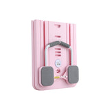 Everfit Pilates Board Foldable Reformer Multi Functional Exercise Trainer Pink