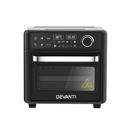 Devanti Air Fryer 15L LCD Fryers Oven