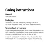 Alpha Acoustic Foam 20pcs 50x50x5cm Sound Absorption Proofing Panels Eggshell