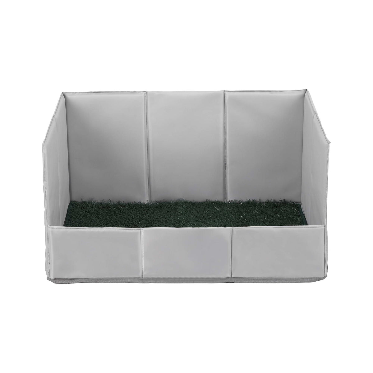 Prime Turf Foldable Dog Grass Potty Pad High Wall Tray for Apartment Balcony RV travel.