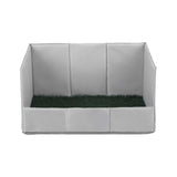 Prime Turf Foldable Dog Grass Potty Pad High Wall Tray for Apartment Balcony RV travel.