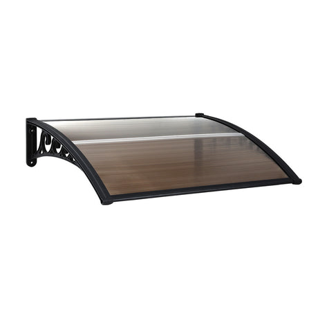 Instahut brown window door awning, 0.8mx1m.