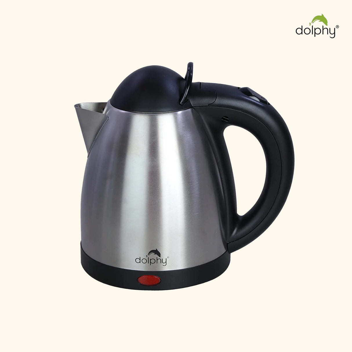Dolphy 800ml Stainless Steel Electric Kettle – 360 Swivel Base, Fast Boil, Auto Shut-Off, Food-Grade Build, Compact Travel Kettle for Home, Office & Hotel Use – Silver