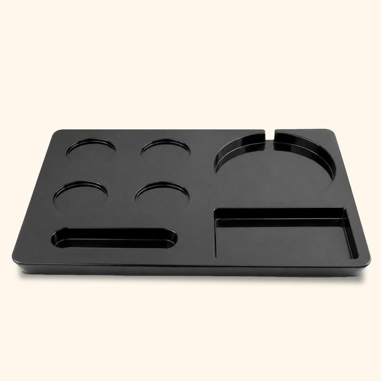 Dolphy Melamine Kettle Tray – Hotel Hospitality Beverage Tray with Kettle Base Slot, Water-Resistant & Heat-Resistant Design for Guest Rooms
