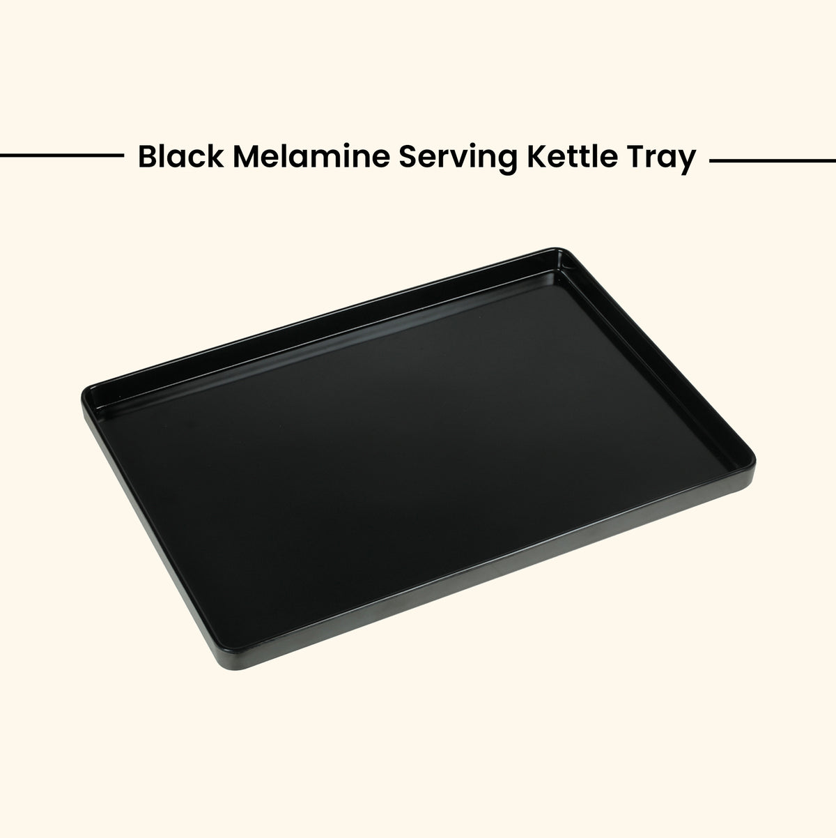 Black electric kettle tray.