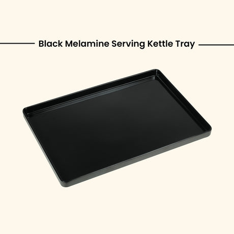 Black electric kettle tray.