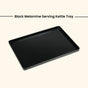 Black electric kettle tray.